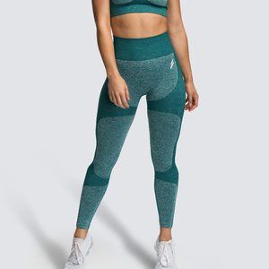 DOYOUEVEN Impact Seamless Leggings-Forest Green-L